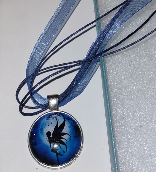 Midnight Blue Fairy Pendant - Picture 3 of 9